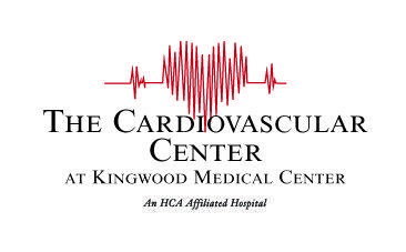 Heart Center Logo - Heart & Vascular Services. HCA Kingwood Medical Center. HCA