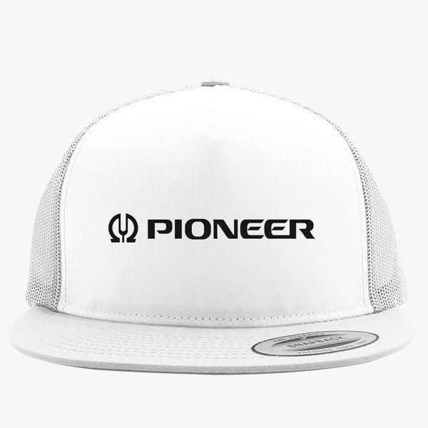 White Pioneer Logo - Pioneer Logo Trucker Hat | Customon.com