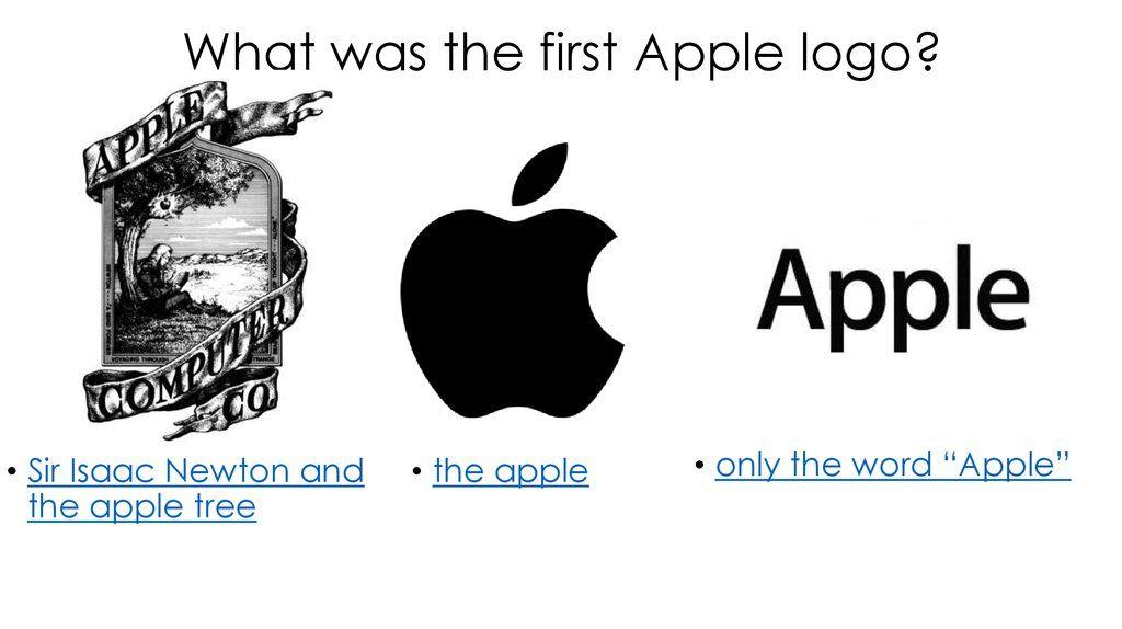 First Apple Logo - With whom Steve Jobs founded Apple? - презентация онлайн