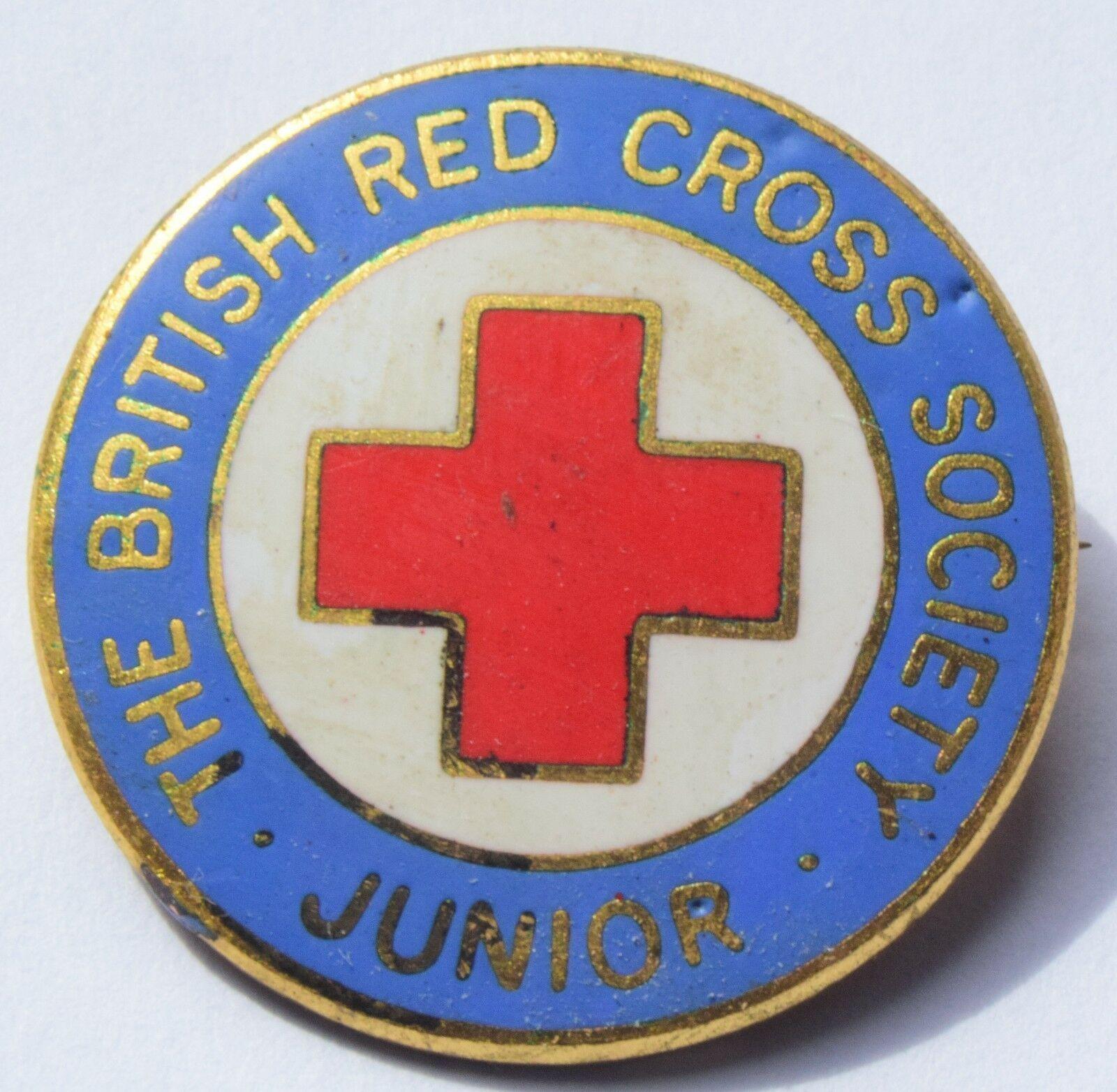 Vintage Red Cross Logo - VINTAGE THE BRITISH RED CROSS SOCIETY JUNIOR ENAMEL PIN BADGE | eBay