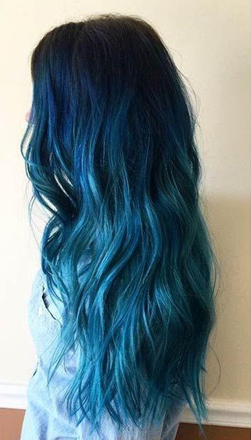 Woman with Blue Hair Logo - Blue Hair Color Ideas for Daring Women. StayGlam Hairstyles