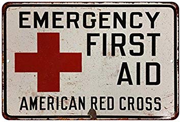 Vintage Red Cross Logo - Amazon.com: American Red Cross First Aid Vintage Look Reproduction ...