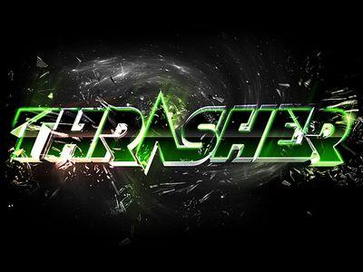 Cool Neon Thrasher Logo - Thrasher
