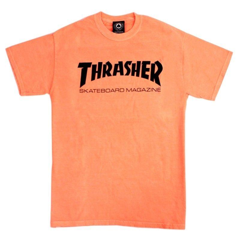 Cool Neon Thrasher Logo - Thrasher Magazine Mag Logo T Shirt in Neon Orange. F A $ H I O N