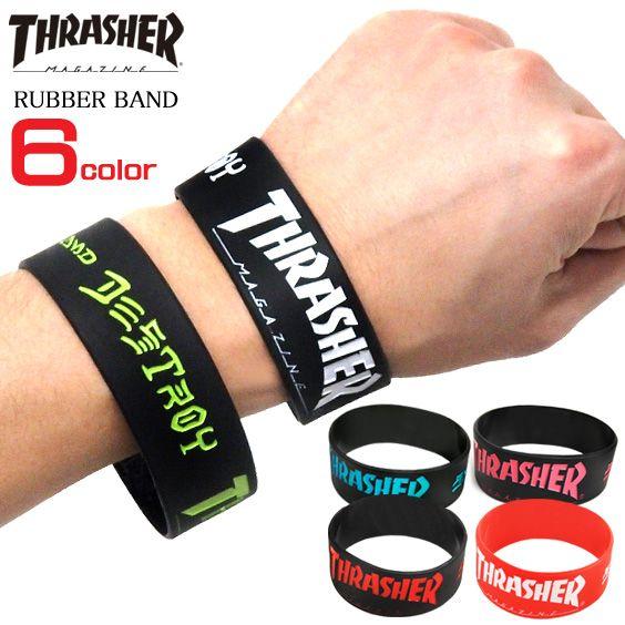 Cool Neon Thrasher Logo - renovatio: THRASHER rubber band slasher wristband brand logo SKATE ...