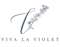 Female Designer Logo - Heartfelt Web Designs & Branding for Female Creatives. Viva la Violet