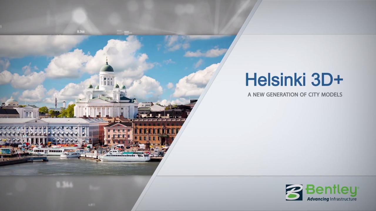 Bentley Software Logo - City planners Generate 3D Mesh Representation of Helsinki as Part of ...