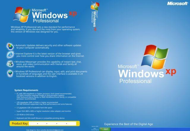 Microsoft Windows XP Professional Logo - Windows XP Professional Sp3 32 Bit ISO Digital Download