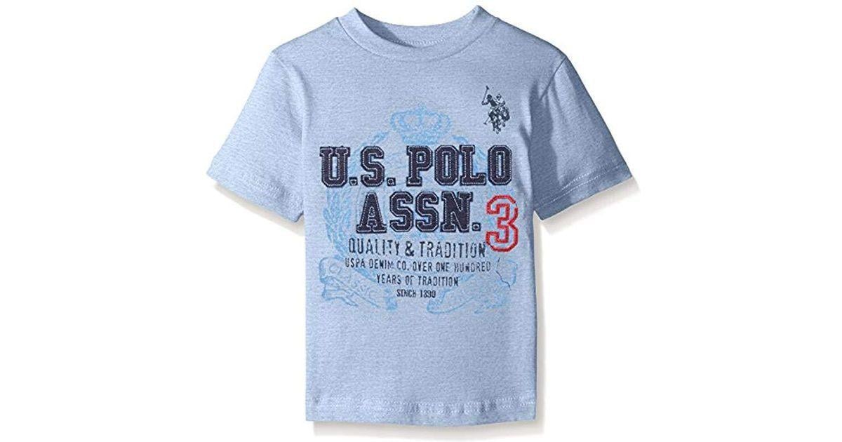 Iconic Clothing Logo - Lyst - U.S. POLO ASSN. ............. Boys' Crew Neck Iconic Graphic ...