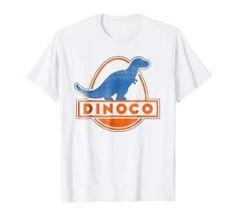 Iconic Clothing Logo - Disney Pixar Cars Iconic DINOCO Gas Station Logo T Shirt