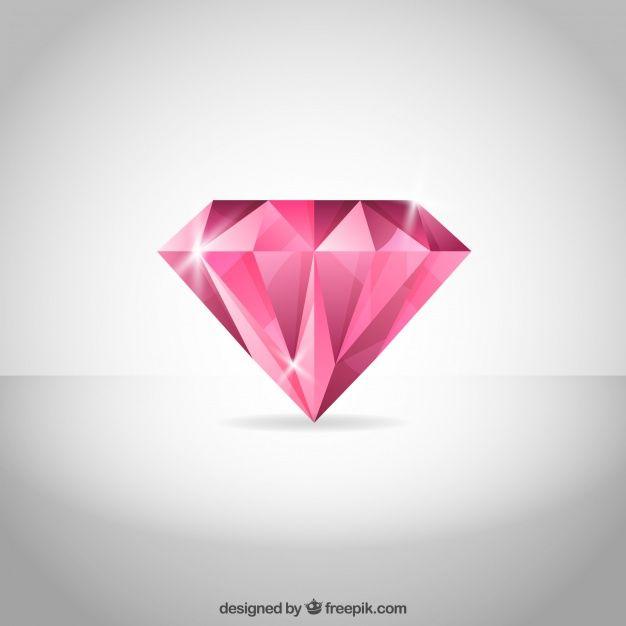 Pink Diamonds Logo - Pink diamond background Vector | Free Download