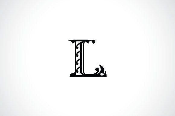 Black Letter L Logo - Letter L Logo Template Logo Templates Creative Market