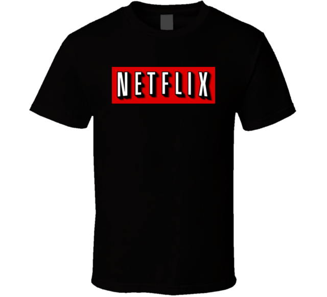 Cool Netflix Logo - Netflix Logo Funny Cool Movie TV Men's T Shirt Black Printed Men T ...