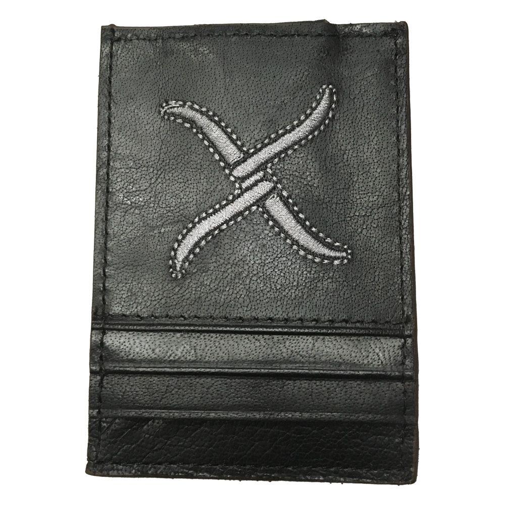 Twisted X Logo - Twisted X Black with Silver Twisted X Logo Money Clip Wallet - XRFP ...