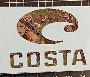 Camo Costa Logo - Costa Decal Sticker Real Tree Camo 5.5