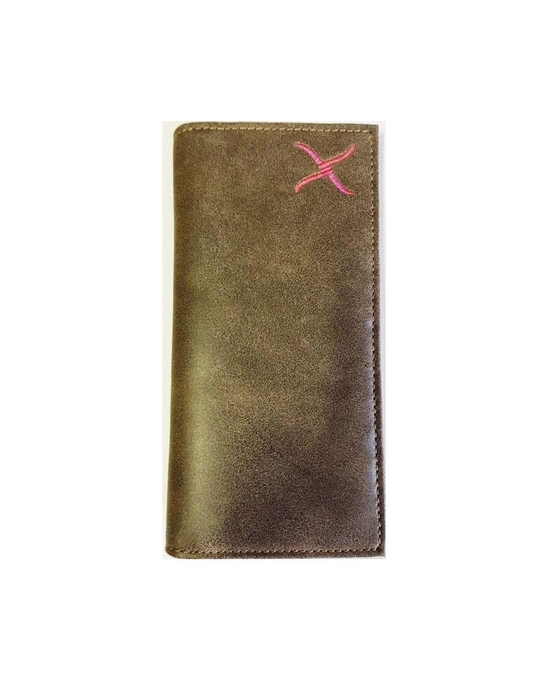 Twisted X Logo - Twisted X Boots® Men's Pink Logo Rodeo Wallet - Fort Brands