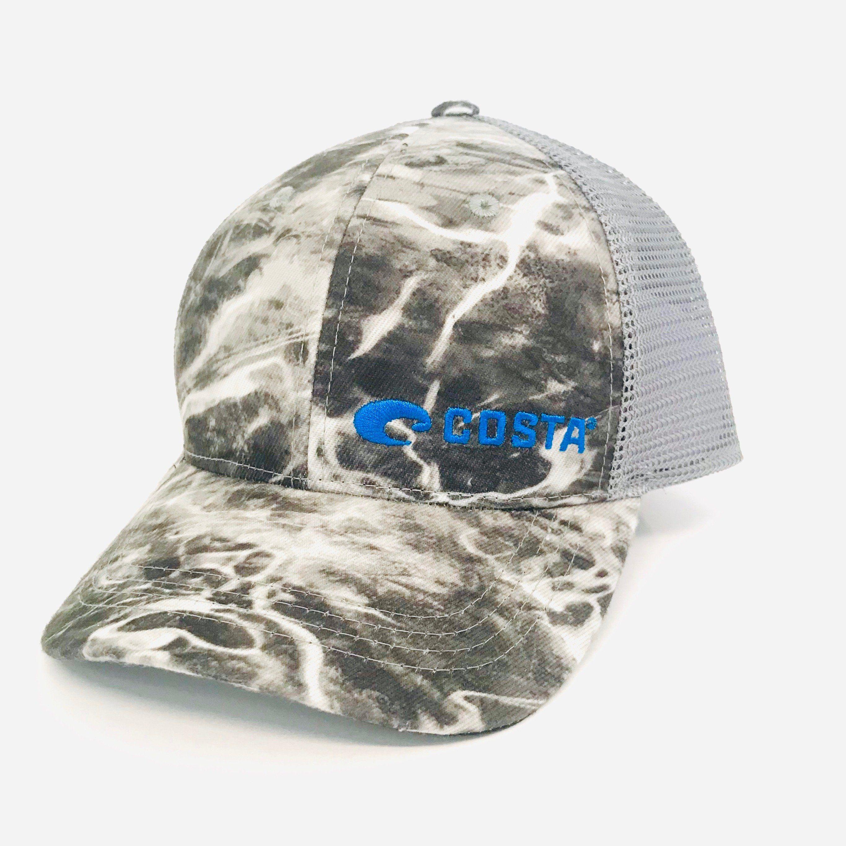 Camo Costa Logo - Costa Del Mar® Water Camo Hat Grey | Palmetto Moon