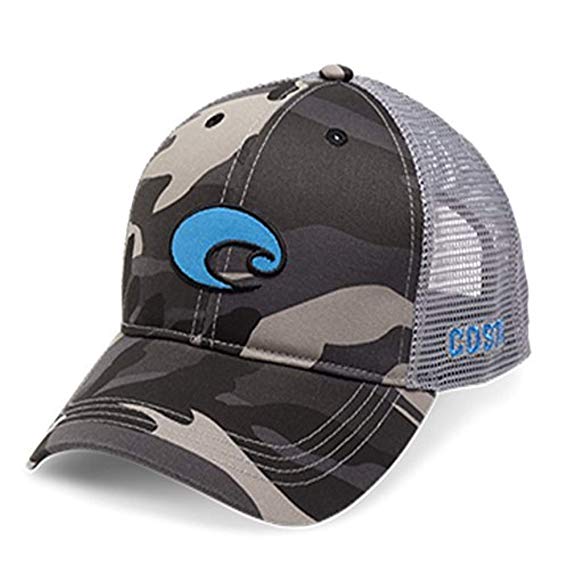 Camo Costa Logo - Costa Del Mar Costa Camo Logo Hat - Gray - One Size: Amazon.co.uk ...