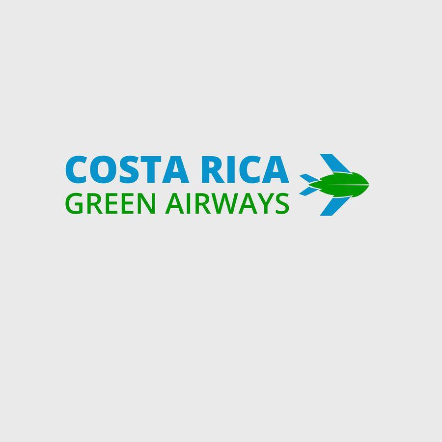 Airline with Fish Logo - Entry by kingadvt for Airline Logo Costa Rica Green Airways