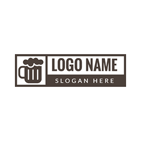 Brown Beer Logo - Free Beer Logo Designs. DesignEvo Logo Maker