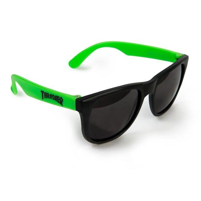 Cool Neon Thrasher Logo - Thrasher Magazine Shop Green Thrasher Sunglasses