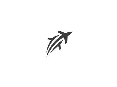 Airline with Fish Logo - Plane Logo. Logo Design. Logos, Logo design, Logo inspiration
