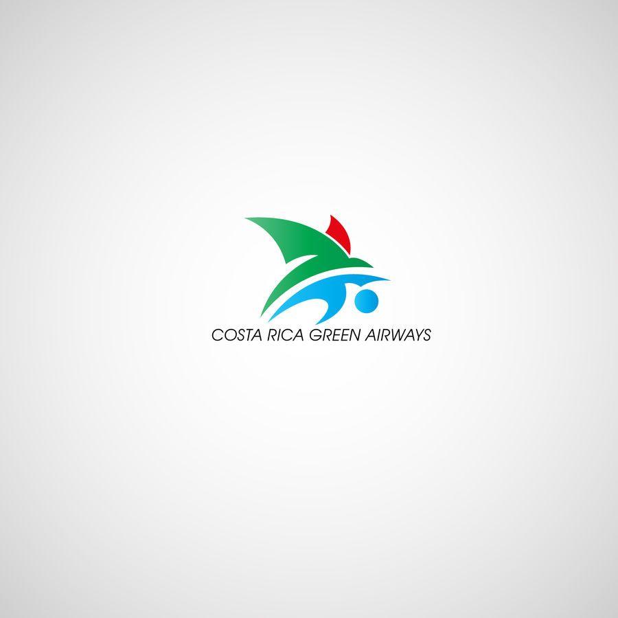 Airline with Fish Logo - Entry by Akhms for Airline Logo Costa Rica Green Airways