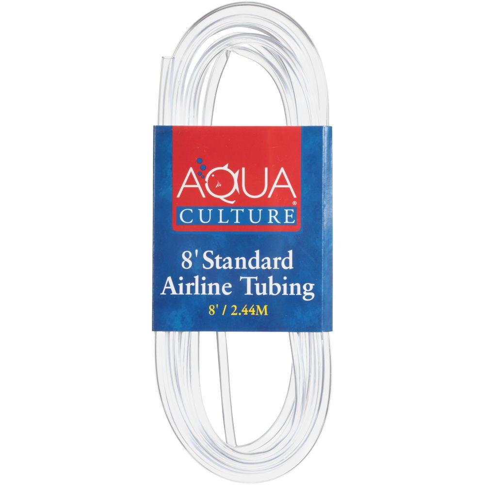 Airline with Fish Logo - Aqua Culture 8'.44 M STANDARD AIRLINE TUBING • CLEAR • Aquarium
