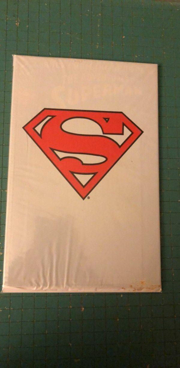 Red and White Superman Logo - Used white and red Superman logo for sale in San Jose - letgo