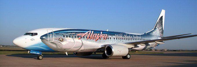 Airline with Fish Logo - Salmon Thirty Salmon II Commemorative Aircraft | Alaska Airlines