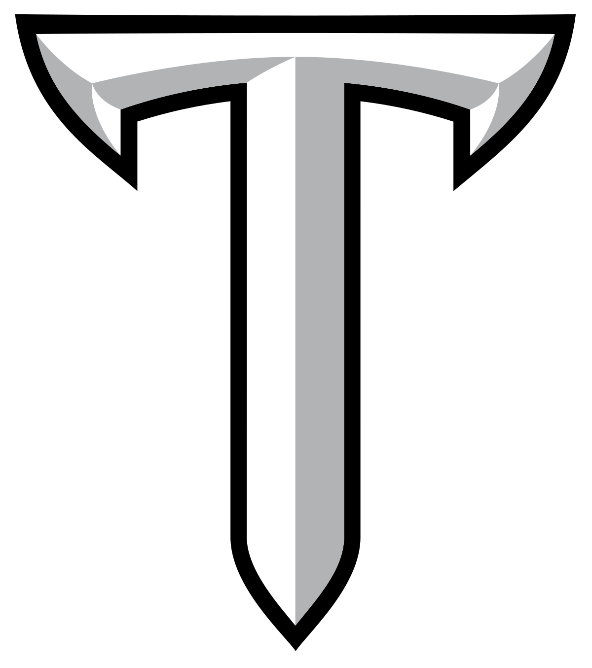 Red Troy Logo - Troy Trojans