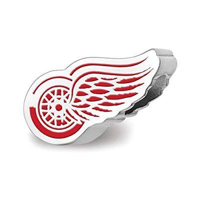 Small Red Wings Logo - Amazon.com: Solid 925 Sterling Silver Detroit Red Wings Red Wing ...