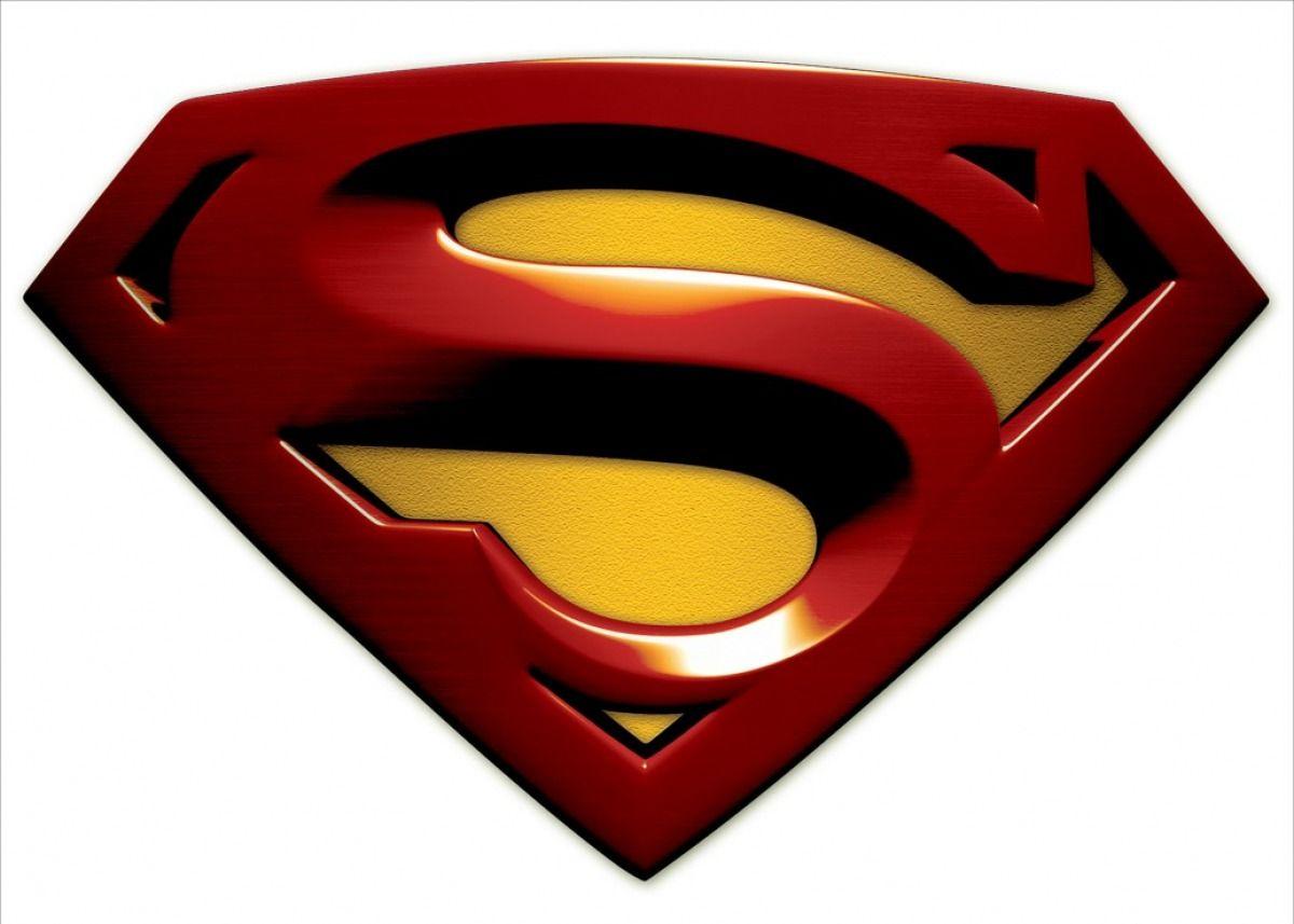 Red and White Superman Logo - Free svg black and white superman