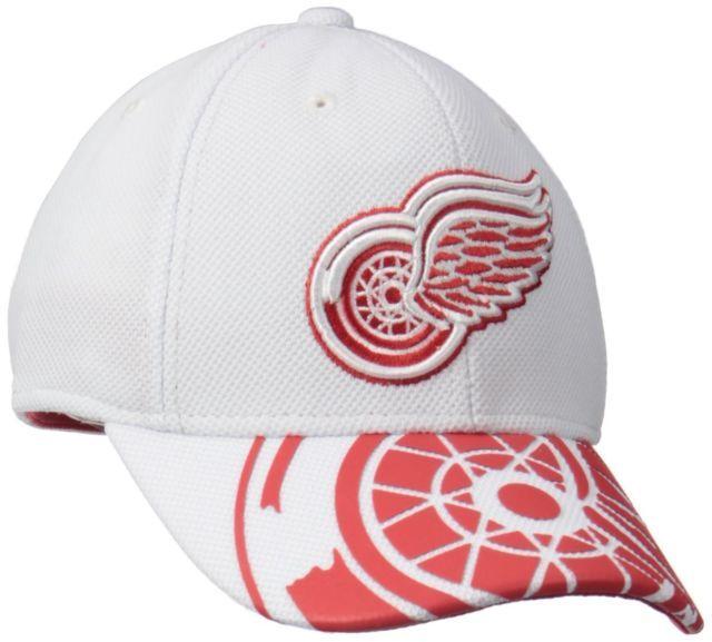 Small Red Wings Logo - NHL Detroit Red Wings Mens Draft Take Down Cap Small / Medium Reebok ...