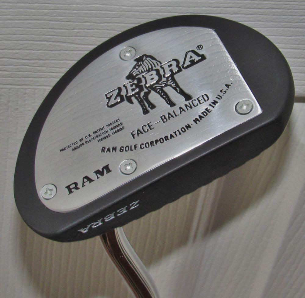 Zebra Golf Logo - Ram Zebra Face Balanced Mallet Putter Or Black Head Custom