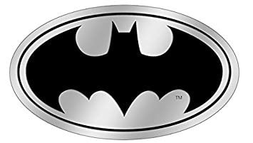 Silver Batman Logo - DC Comics Batman Logo on Silver STICKER, Original Licensed Symbol