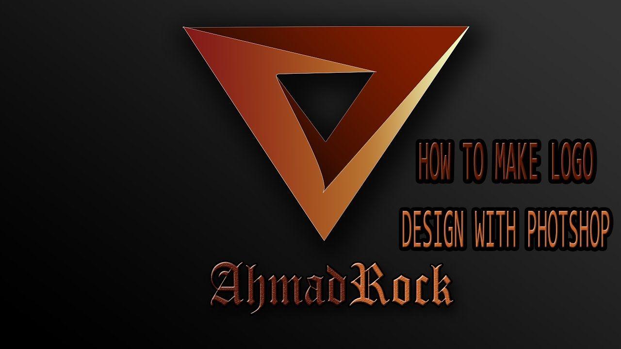 Triangle Shape Logo - How To Make 3d triangle shape Logo Design - Photoshop Tutorial - YouTube