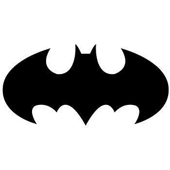 Silver Batman Logo - Batman Logo Decal Sticker, White, Black, or Silver, H