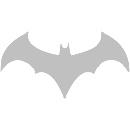 Silver Batman Logo - Silver batman 12 icon - Free silver batman icons