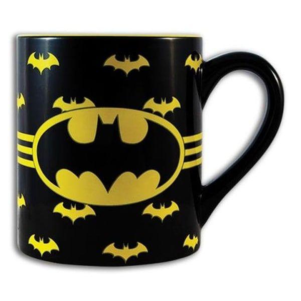 Silver Batman Logo - Shop Silver Buffalo 230858 14 oz Batman Logo Mug - Free Shipping On ...