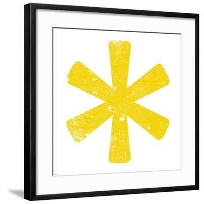 Yellow Asterisk Logo - Yellow Asterisk Art Print by Veruca Salt | Art.com