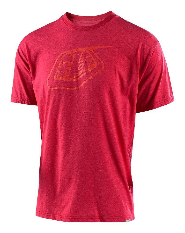 Red Troy Logo - TROY LEE DESIGNS LOGO T SHIRT RED HEATHER RED