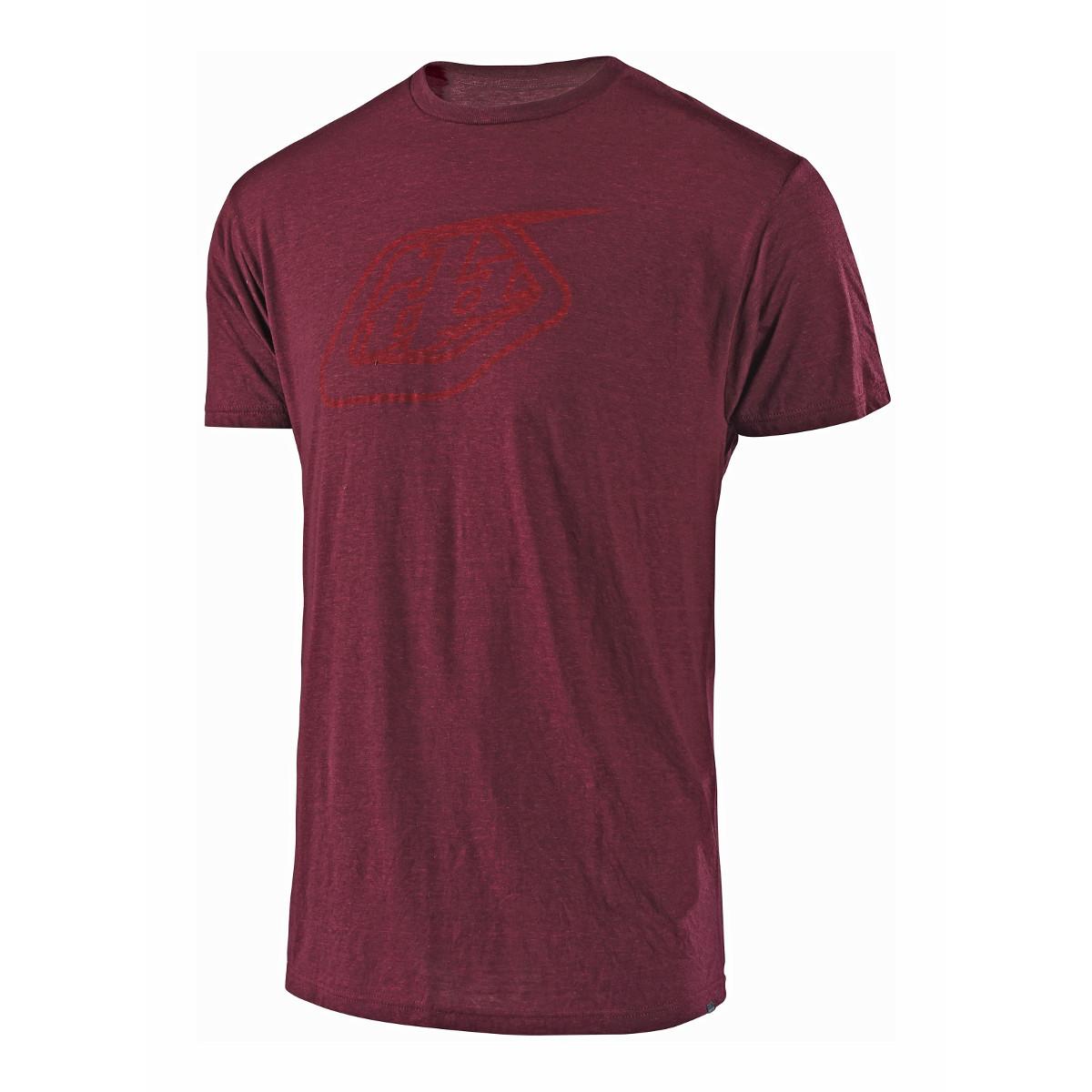 Red Troy Logo - Troy Lee Designs T Shirt Logo Sangria Red