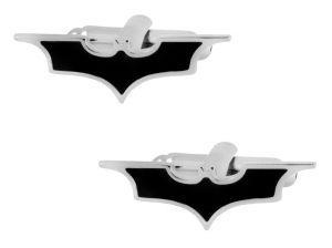 Silver Batman Logo - Buy The Jewelbox Glossy Long Batman Logo Black Enamel Silver Rhodium ...