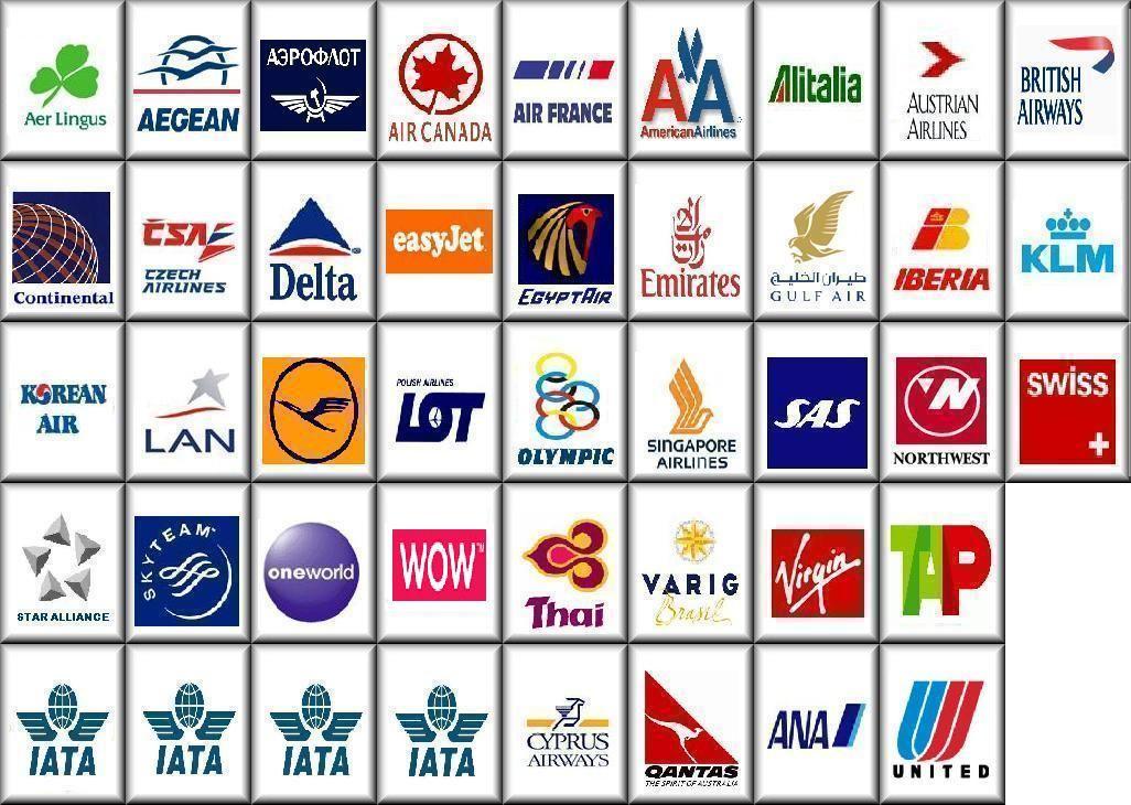 Most Known Logo - Airliners” tileset for Kyodai Mahjongg | Mahjongg