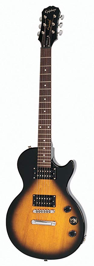Sunburst Dot Logo - Epiphone Les Paul Special II Electric Guitar, Vintage Sunburst