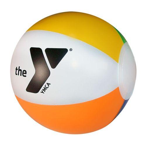 Hands -On Ball Logo - ZN171 6 Arc Mini Beach Ball : YSHOP.BIZ Preferred Vendor for the YMCA