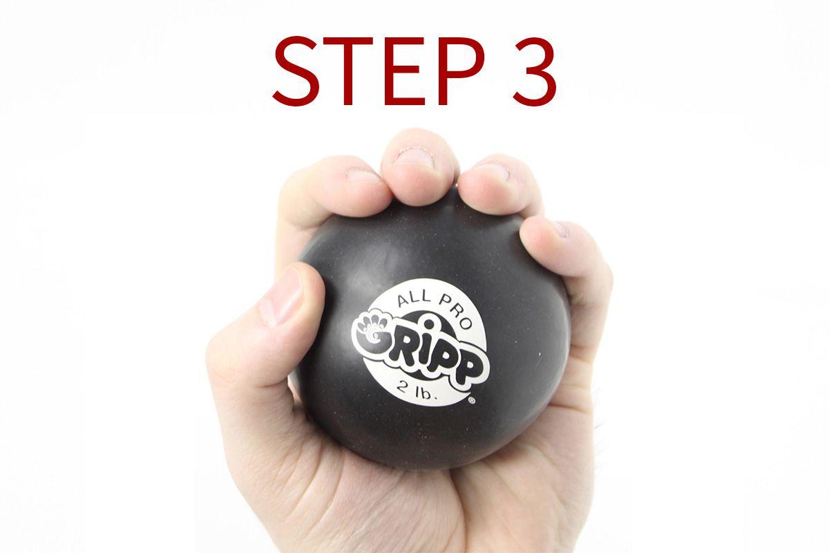 Hands -On Ball Logo - 2lb All Pro Gripp Ball Hand Trainer (GB2LB): Gripp Balls at