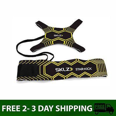 Hands -On Ball Logo - SKLZ Star Kick Hands Free Solo Soccer Trainer Fits Ball Size 4