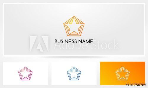 Pentagon Star Logo - Pentagon Star Logo - Buy this stock vector and explore similar ...